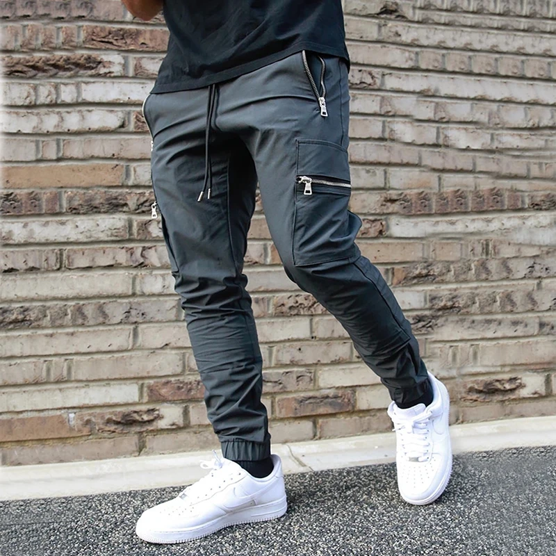 Men Work Wear Cargo Pants Casual Pants Sweatpants Men Baggy Pants Korean Reviews Many Clothes Male Multi-pocket Trousers