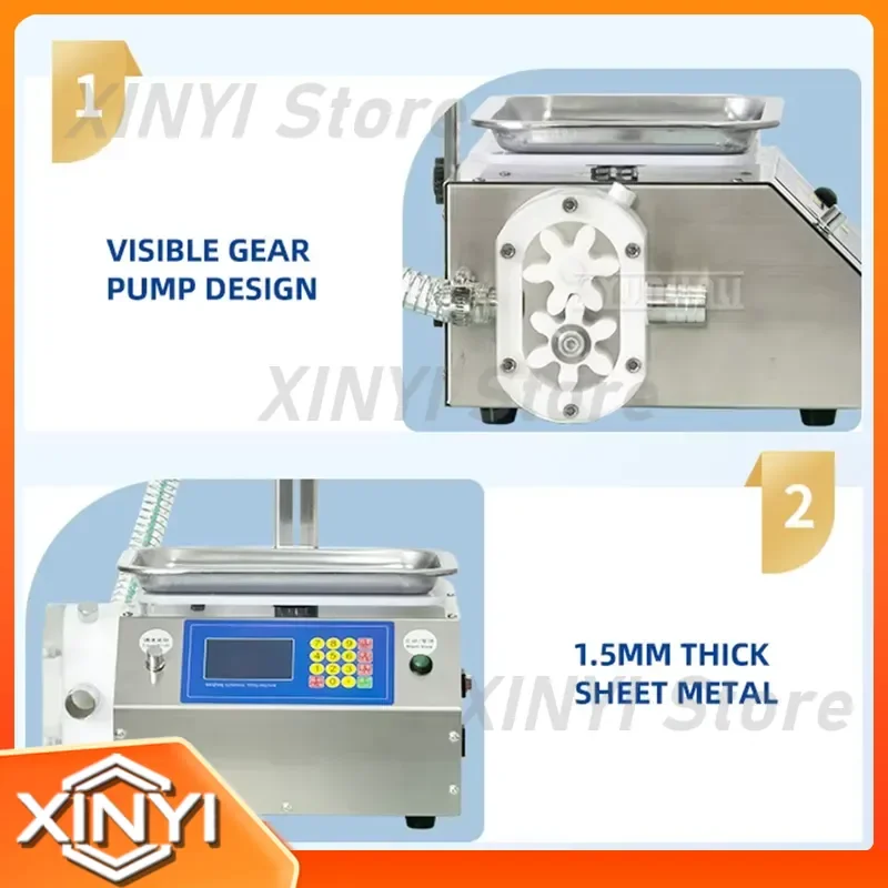 Oil Quantitative Filling Weighing Machine for Liquid Packaging Device Viscous Fluid Filler for Food Pharmaceutical Cosmetics