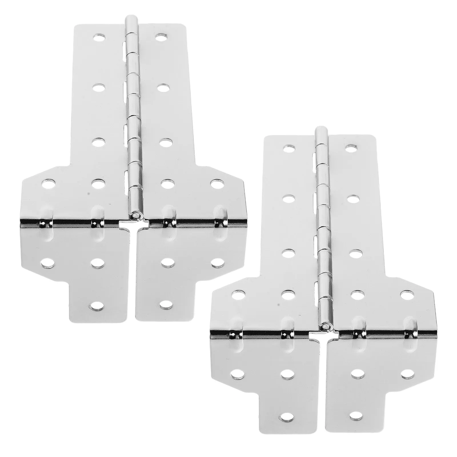 2Pcs Flight Case Hinge Corner Bracket L-Shape Steel Hinged Corner Protector for Server Racks Lighting Speaker