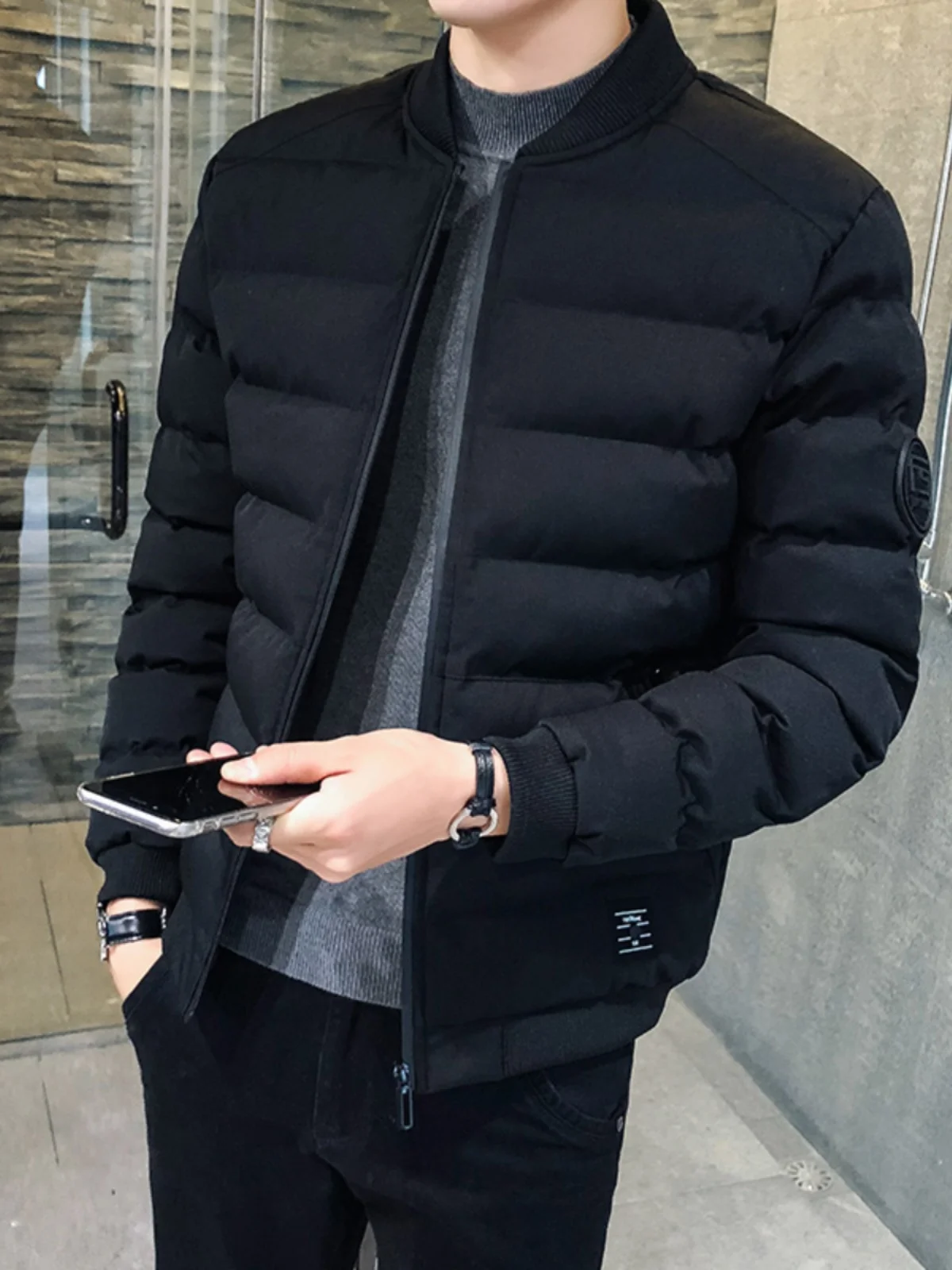 

Trendy ort Men's down Cotton Jaet 2023 New Autumn Winter Korean Sle Faionable Brand Haome Winter Clothes