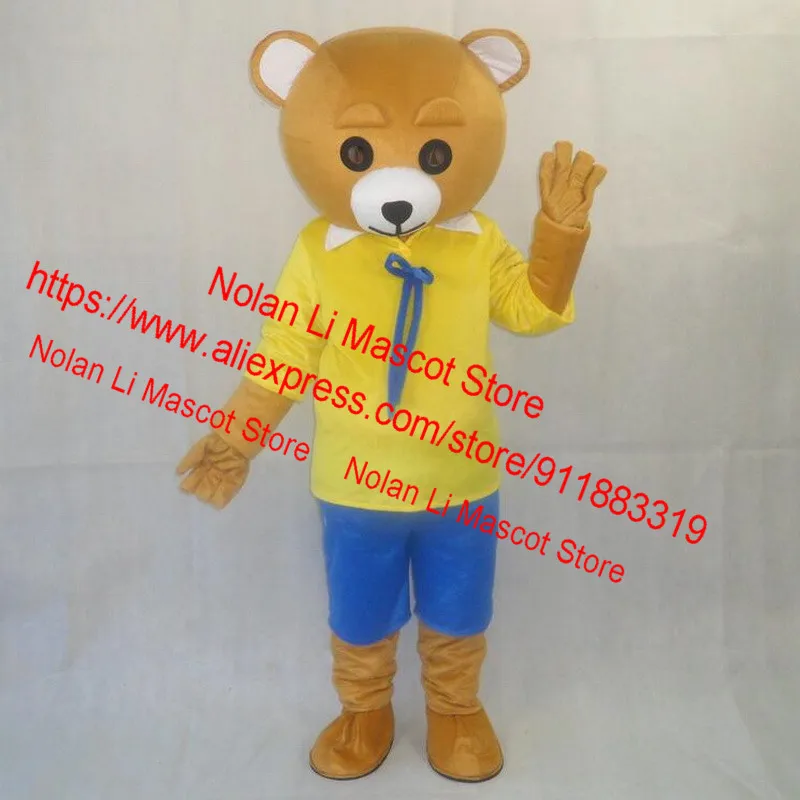 High Quality EVA Material Helmet Two Styles Bear Mascot Costume Movie Props Performance Cartoon Suit Cosplay Birthday Party 442