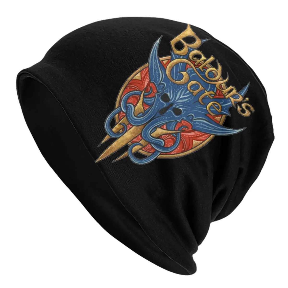 Game Bonnet Homme Outdoor Thin Hat Adventure Game Baldur's Gate Skullies Beanies Caps For Men Women Style Cotton Hats