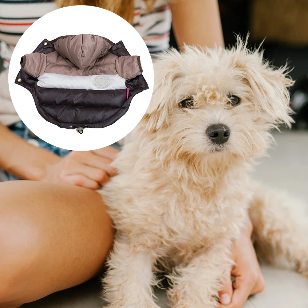 

1Pcs Winter Dog Vest Soft Cotton Pet Warm Outfit Trendy Puppy Clothes Comfortable Fit Easy Wear Removable for Daily Outdoor Use
