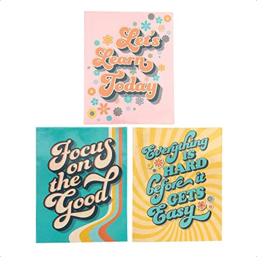 

Groovy Positive Sayings Pocket Folders 12 Pieces