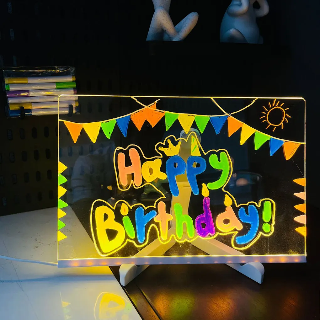 Transparent 1 Notepad Inspire Creativity And Focus In Children Transparent Acrylic Dry Wiping Board