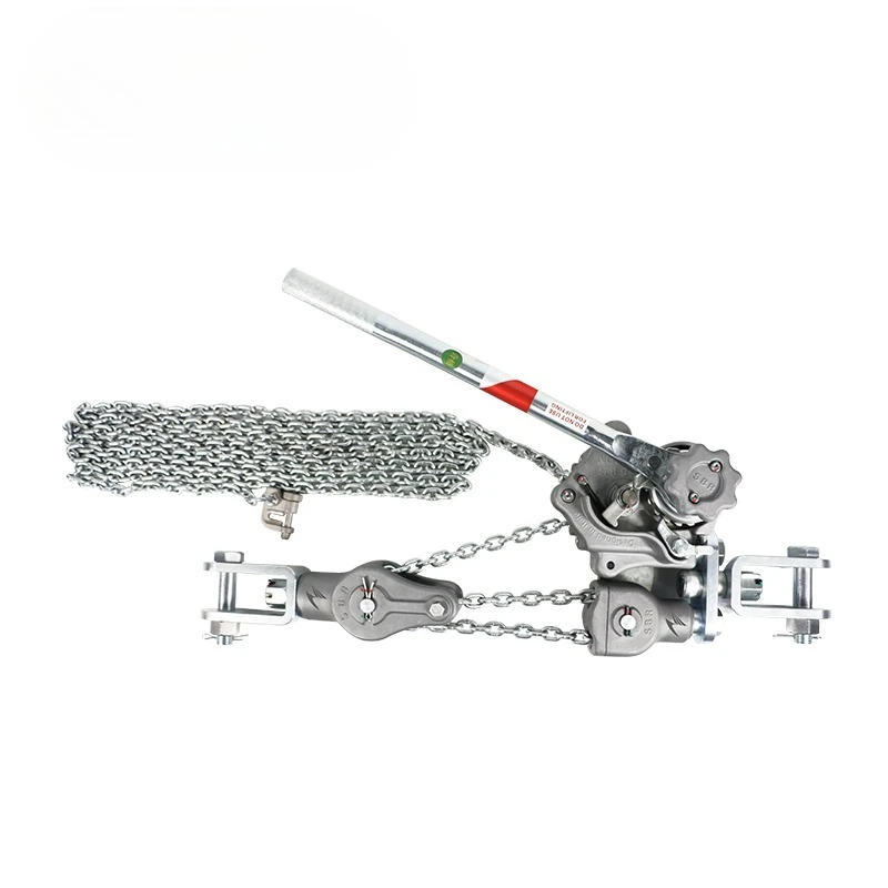 Electric Power P4000 4T Aluminum Alloy Anodized Hand Wire Puller Tool Manual Wire Puller Winch Ratchet Chain Clamp