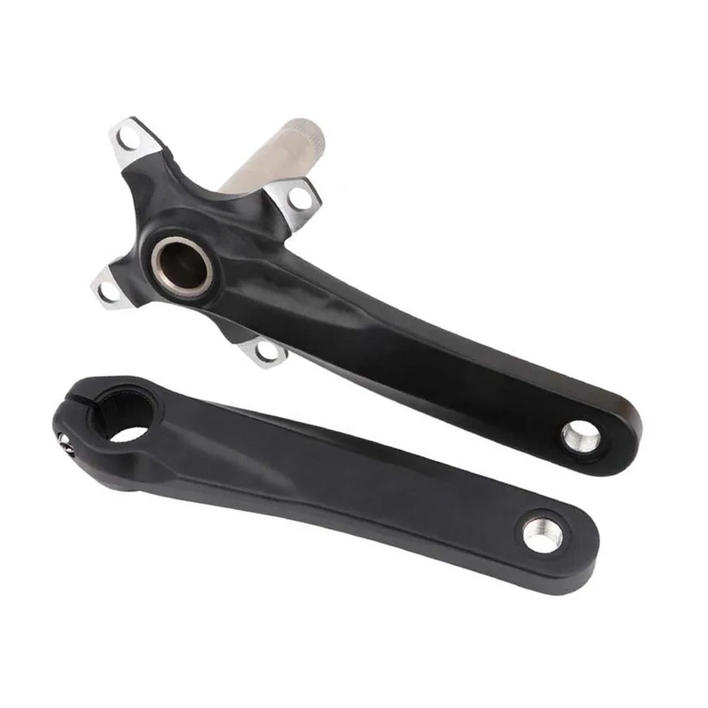 Aluminum Alloy Crank Bicycle Crankset Positive And Negative Tooth Multi-groove Fixation Reliable Chain Engagement