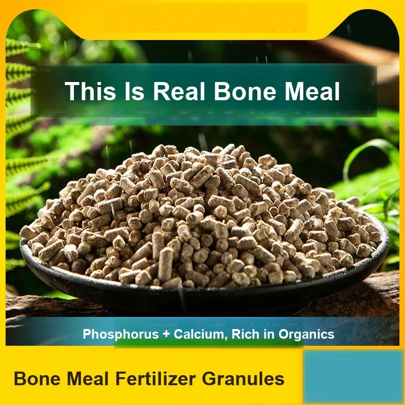 500g Bone Meal Fertilizer High Phosphorus Promote Blooming Degreased Bone Powder for Flowers Vegetables Balcony Garden Plant