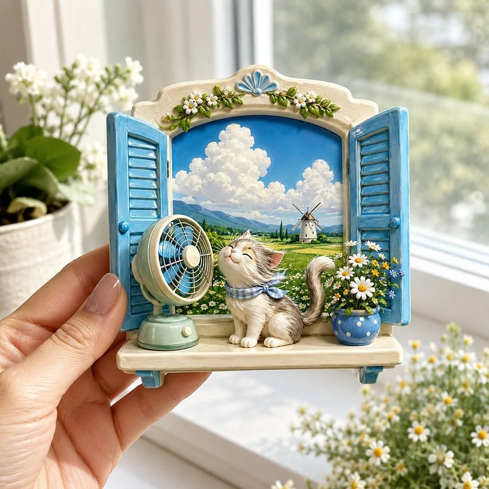 Retro Resin 3D Relief Refrigerator Magnets, Nature Animal Wine Cellar Mini Decor, Creative Fridge Stickers Unique Home Ornament
