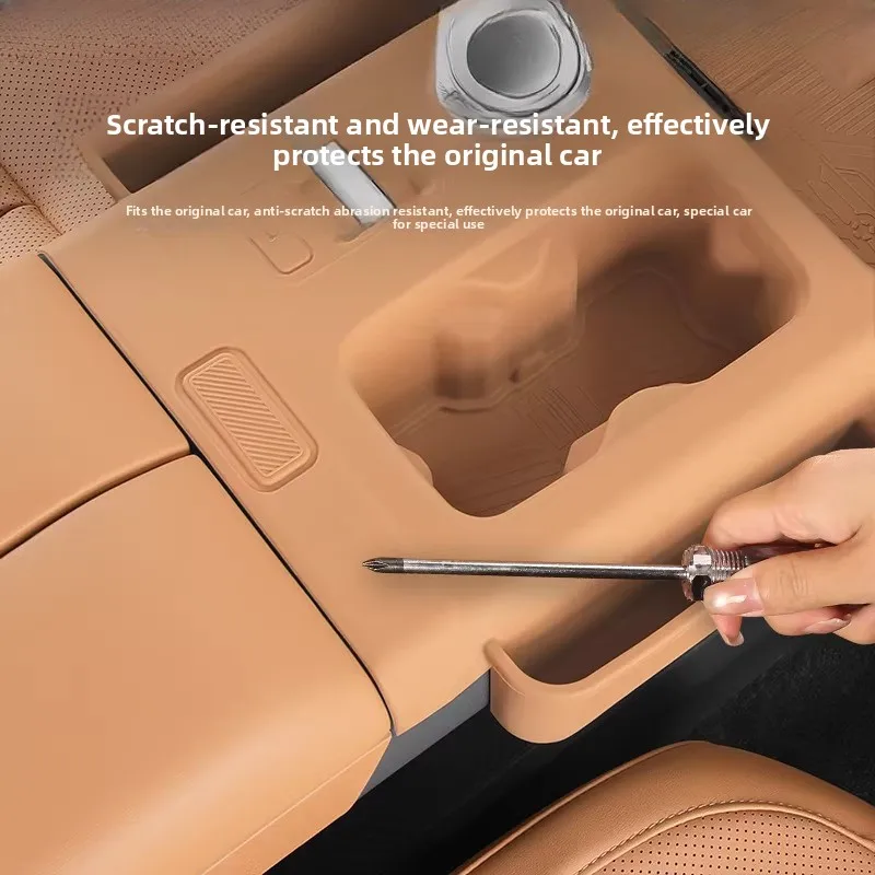 LIEI Wireless Charging Panel for Chery ICAUR ICAR V27 2026-2027 Silicone Anti Scratch Fast Charging Pad Center Console Mat