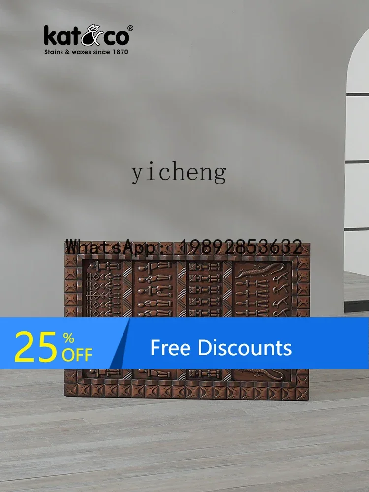 

Silent Style Solid Wood Carved Square Tea Table Southeast Asian Style Coffee Table