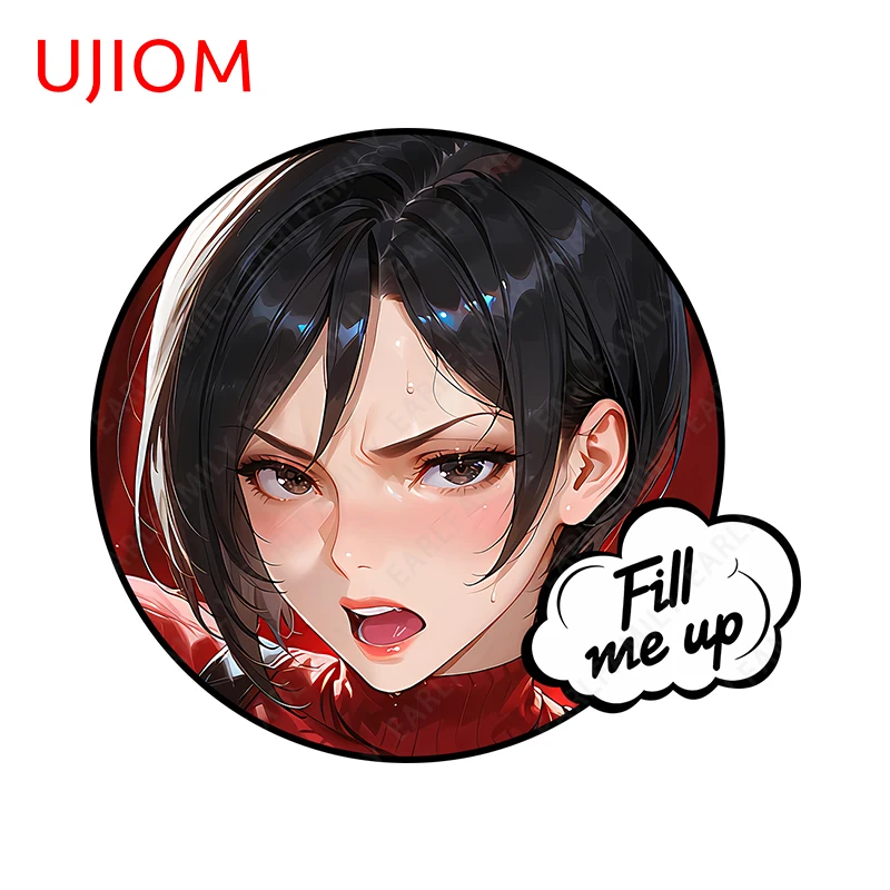 UJIOM Ada Wong Wall Sticker Attractive Creative Door Stopper Bedroom Closets PVC Decal Adhesive Waterproof Room Accessories