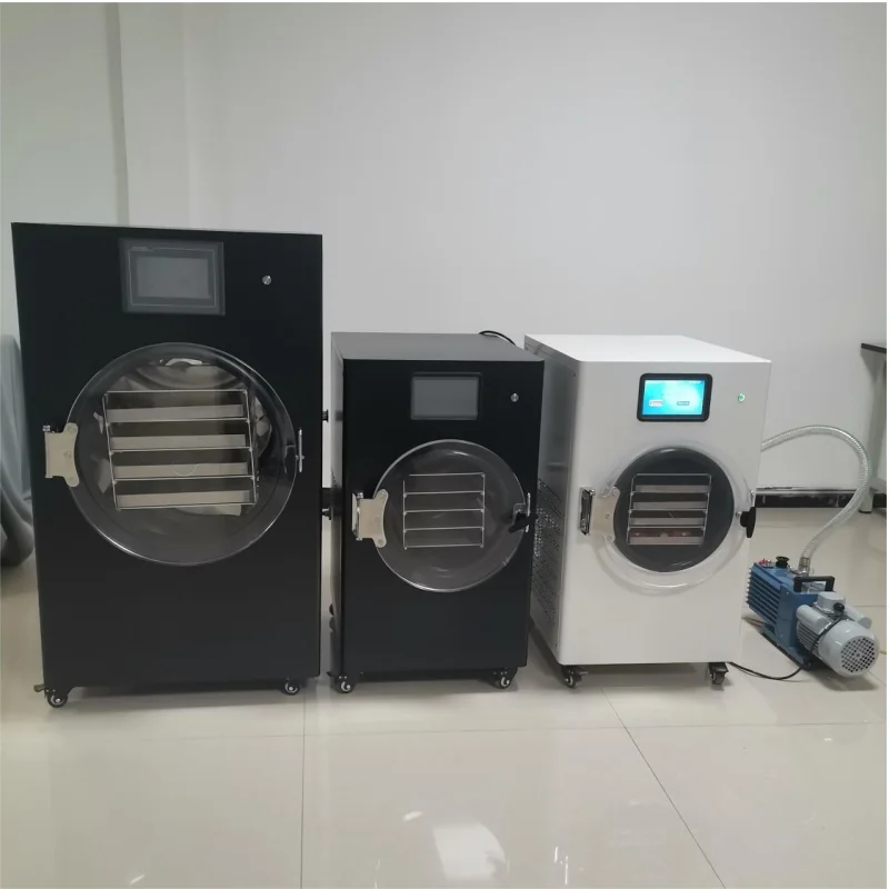 Automatic Vacuum Freeze Dryer Machine | -50℃ Lyophilizer For Candy Fruit Yogurt | CommercialHome Use Freeze Drying Equipment