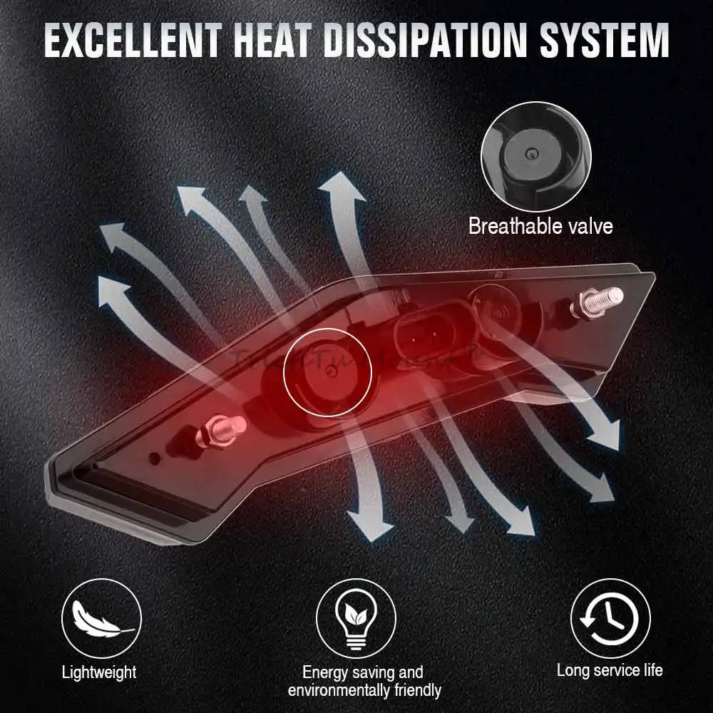 1 Pair Rear Led Tail Light UTV Brake & Running Light For Can-Am Commander MAX 700 1000R DPS XT XTP XMR 2021-2025 Accessories