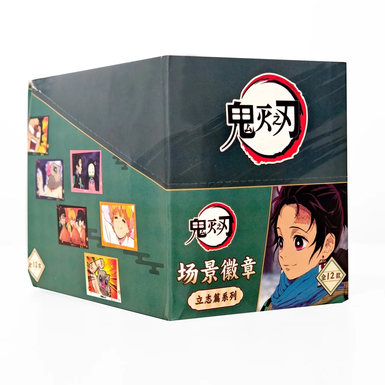 

Genuine 12pcs/set Anime Demon Slayer Limited Scene Badge brooch Backpack decoration Toys Collectible Gifts boxed