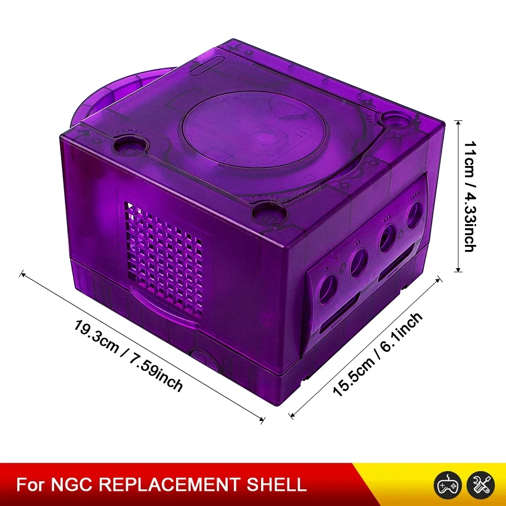 NEUE 6 CLORS Für Gamecube NGC Ersatz Shell Transparent Fall für Gamecube NGC GC Spielkonsole DOL-101/DOL-001 Dropshipping – Detail 28