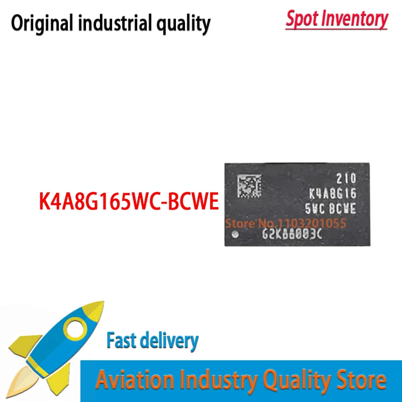 

2~5PCS original New K4A8G165WC-BCWE K4A8G16 5WCBCWE DDR4 512M16 bit memory single 1G Chipset in stock