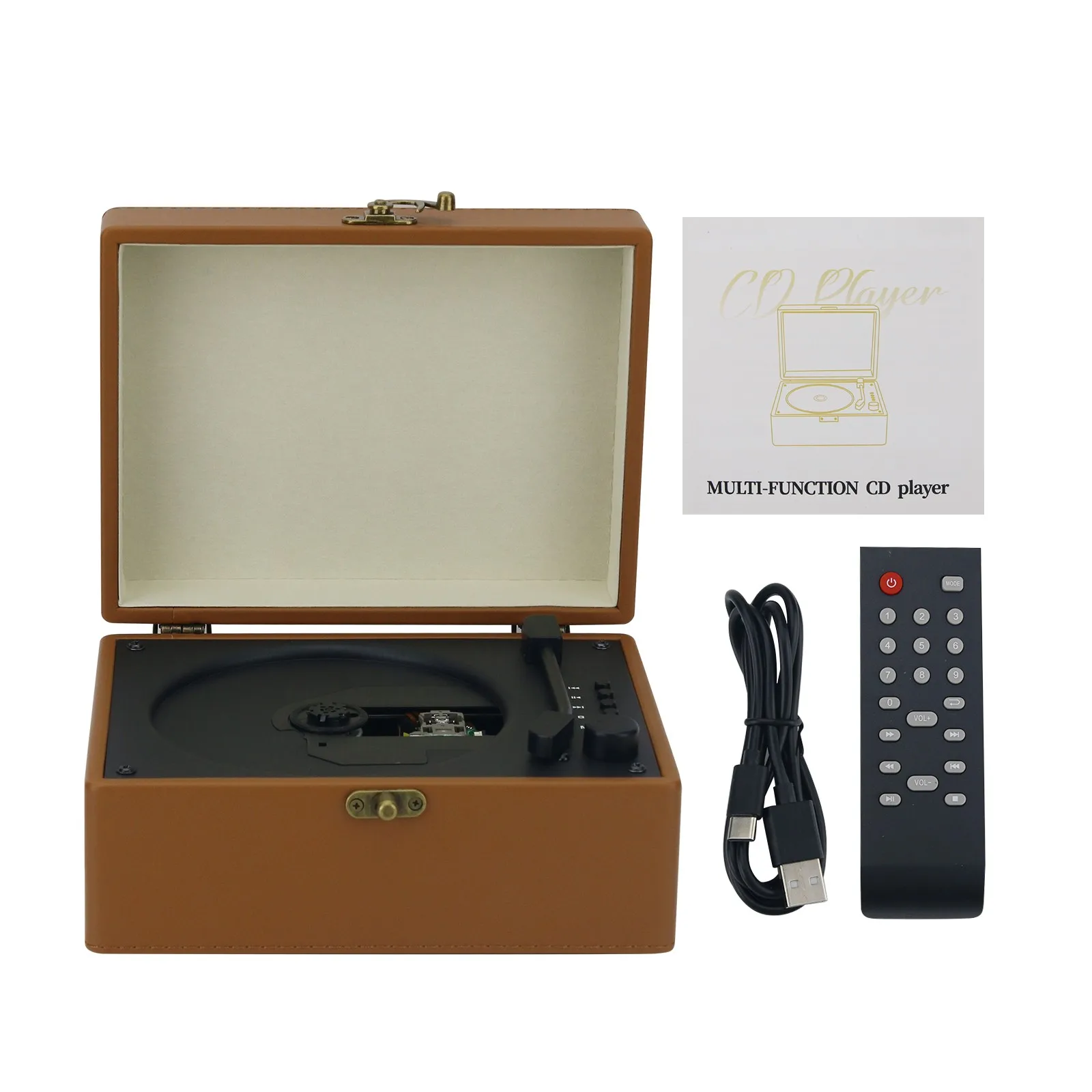 

Портативный CD-плеер Z02. Перезаряжаемый CD-плеер со встроенным динамиком. Поддержка CD/Bluetooth/U-диска.