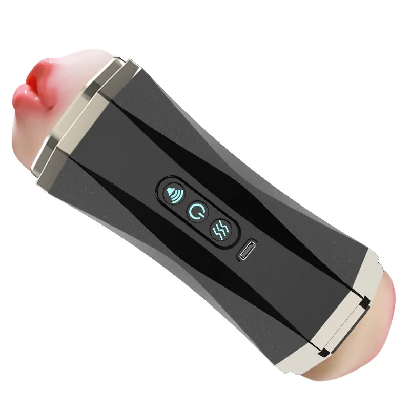 Automatic Male Sucking Vibration Masturbator Cup Blowjob Real Vagina Silicone Pussy Penis Oral Sex Machine Toys Adult Supplies