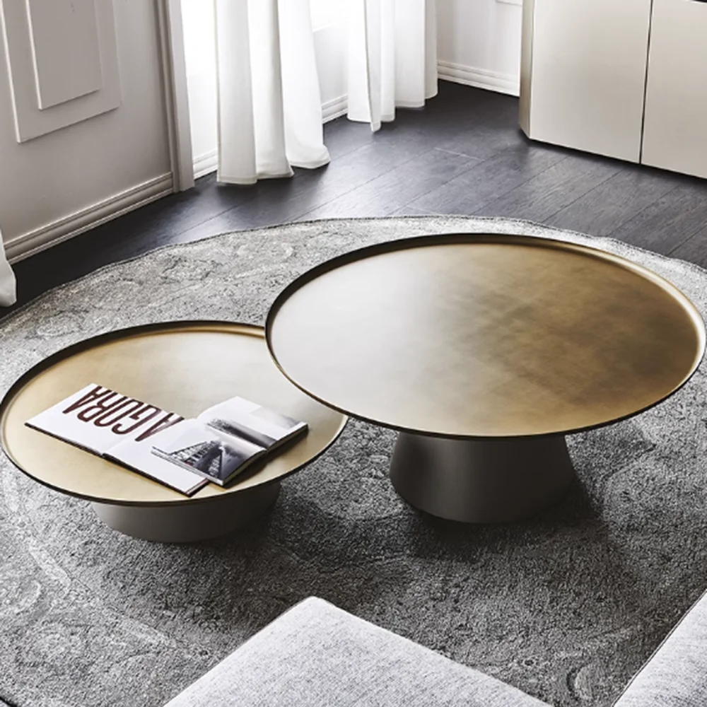 

Simple Round Coffee Tables Modern Clear Authentic Minimalist Coffee Tables Luxury Premium Meubles De Salon Home Furniture