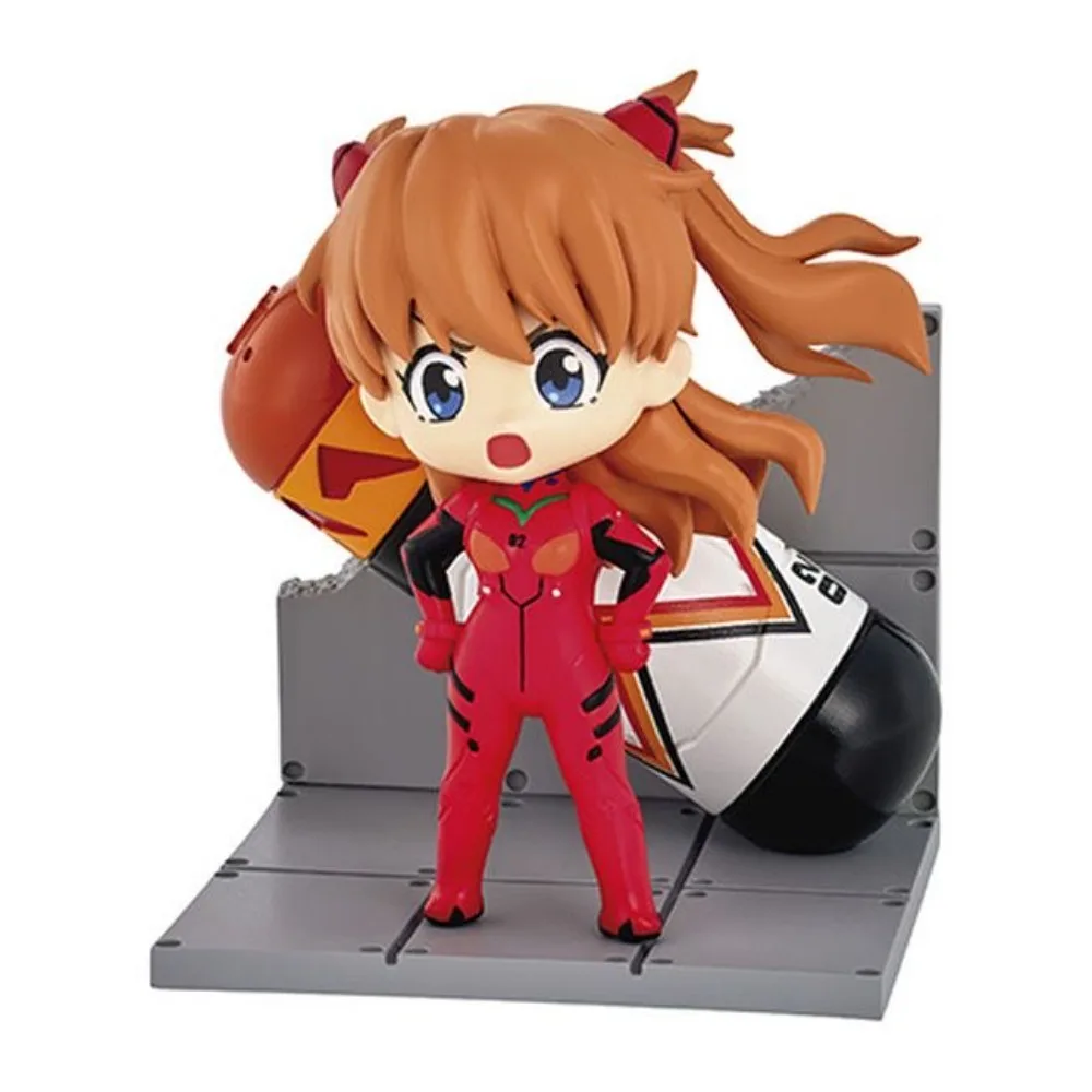 6cm 3pcs/set Anime New Century Evangelion Figure Asuka Langley Soryu Action Figures PVC Statue Model Collection Toys Gifts view 4