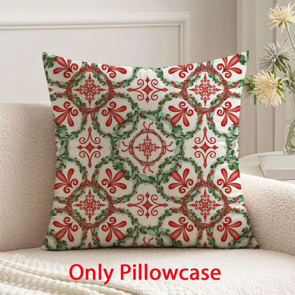 

Christmas Pillow cover winter Merry Christmas decorative 45x45 cushions cover for New Year home decor pillow case