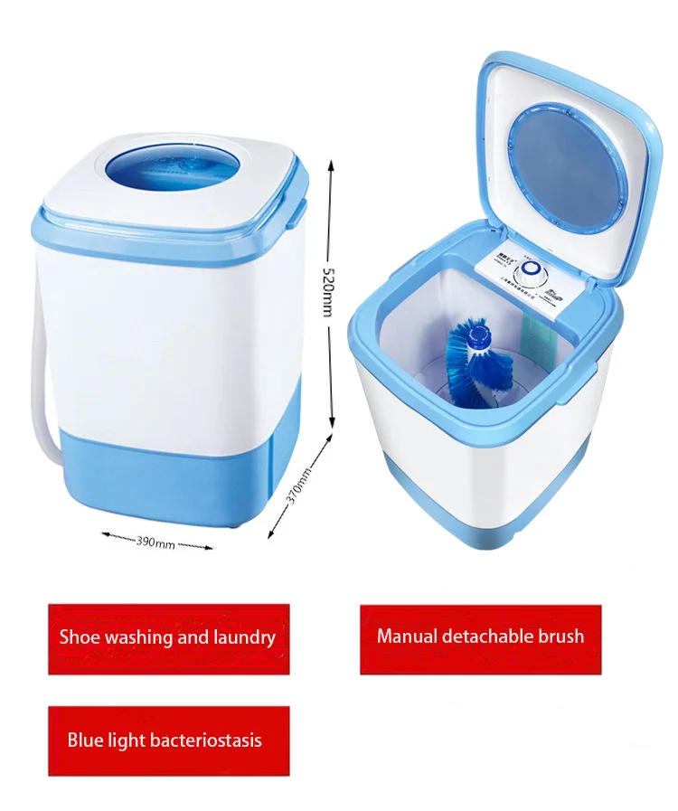 50% Discount Good Quality And Price Of Mini Wash Clothes And Shoes Ultrasonic Small Portable Shoe Washing Machine