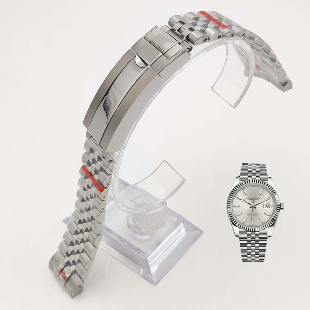 

904L Jubilee Watch Bracelet For Rolex Sub GMT Yacht Daytona 20mm Watch Strap Luxury Bracelet Mod Parts Replacement Accessories