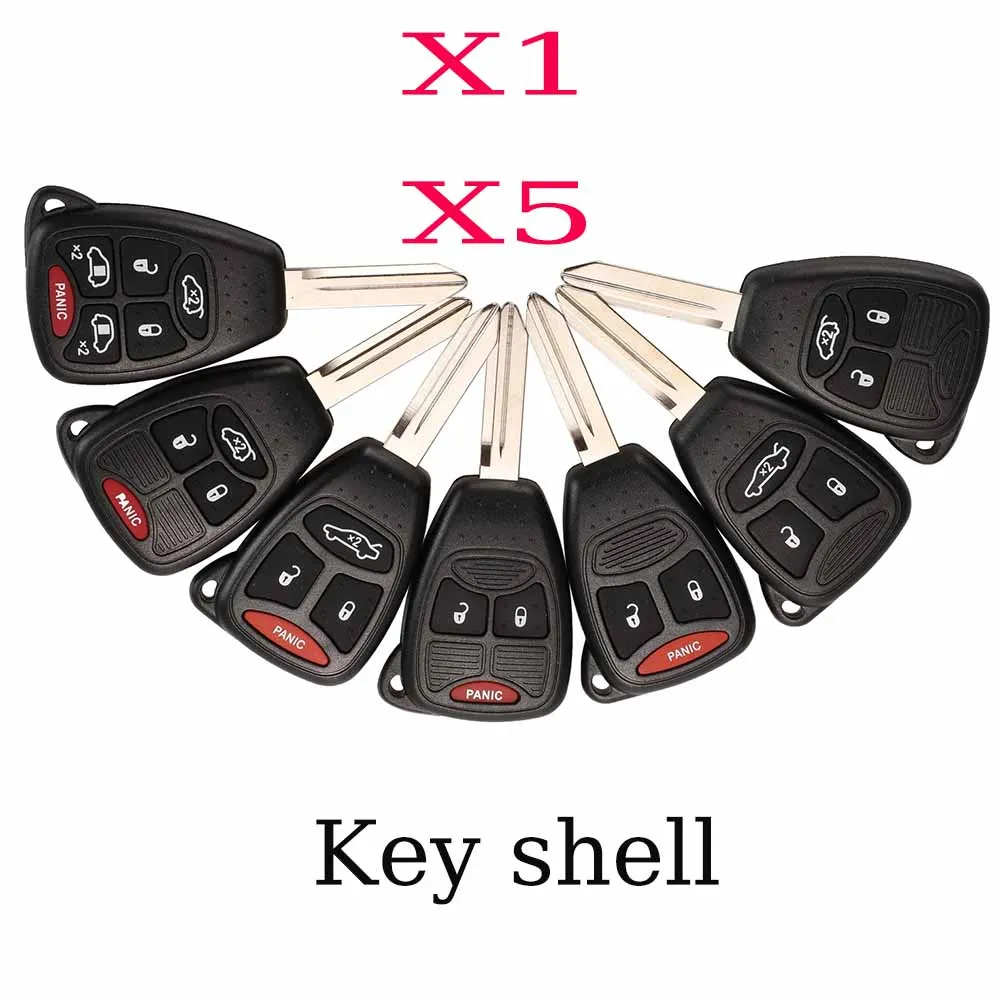 

Jingyuqin X1 X5 чехол для удаленного автомобильного ключа для Chrysler 300 Aspen для Dodge Dakota Durango для Jeep Grand Cherokee Commander