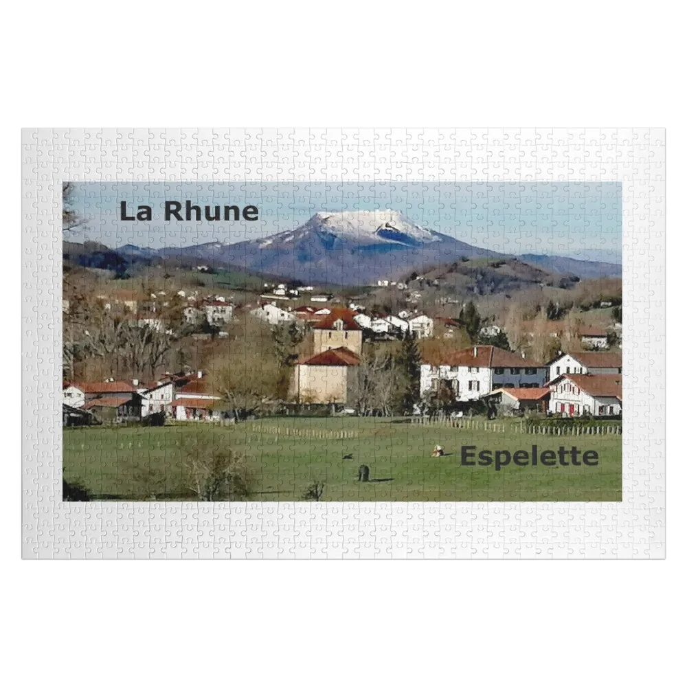 

Пазл с фотографией деревни Ла-Рюн и Эспеллет, игрушки для малышей, пазл с фотографией на заказ