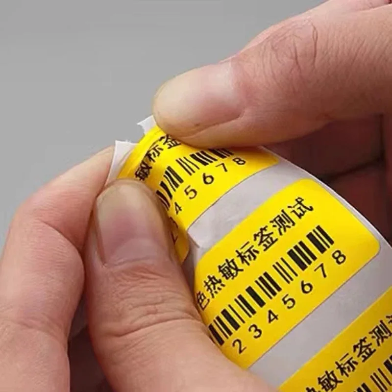 Portable Small Roll Color Four-proof Thermal Label Paper 30 40 50 60 70 mm Portable Printer Tear Resistant Price Sticker