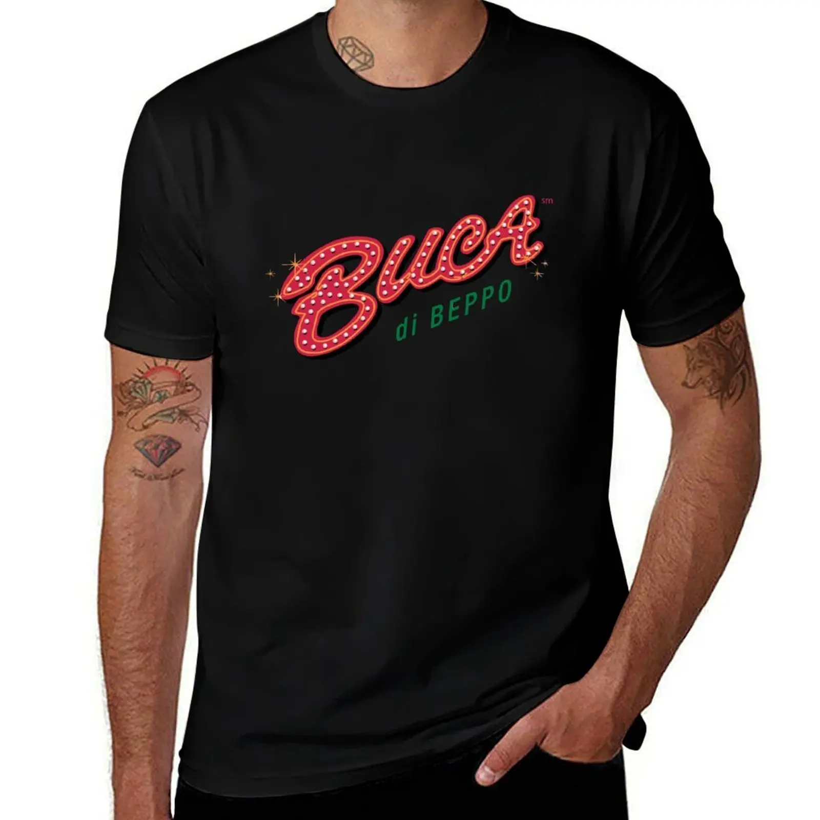 Buca di Beppo T-Shirt Heavy Duty Casual Work Tee T-Shirt