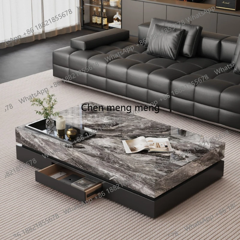

Office Hotel Coffee Table Light Luxury Italian Elegant Coffee Table Rectangular Large Living Room Furniture Salongbord