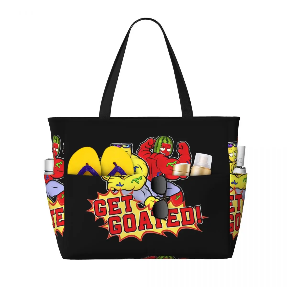 

Sunny And Melon Beach Tote Bag Sport Gym Yoga Duffle Large Tote Bag Women Travel Bag Fitness bag