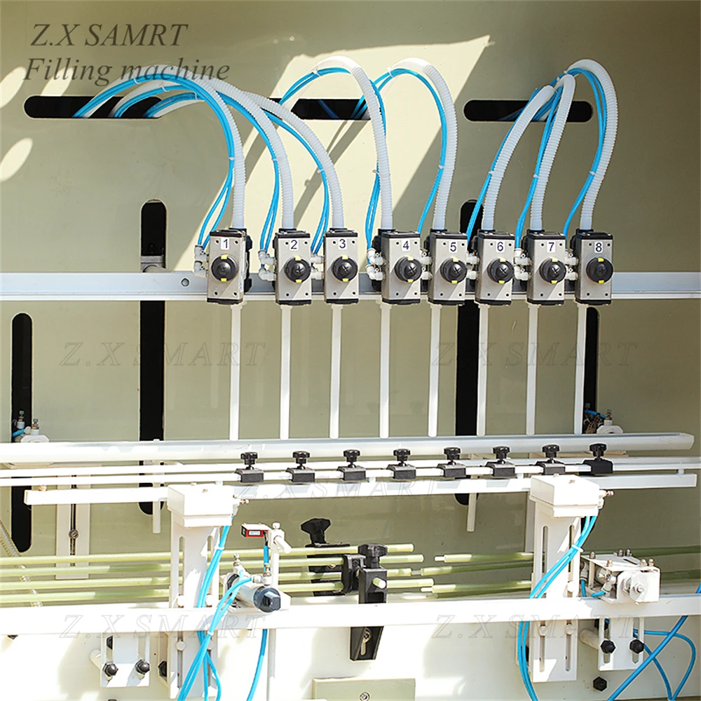 ZXSMART Automatic Plastic Bottle 4 Heads Anti-corrosion Hcl Acid Chemical Corrosive Liquid Filling Machine
