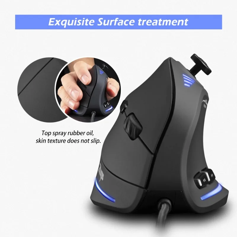 

Ergonomic Joystick Vertical Gaming Mouse Special Wired Grip Custom Macro Programming Marquee for E-sports