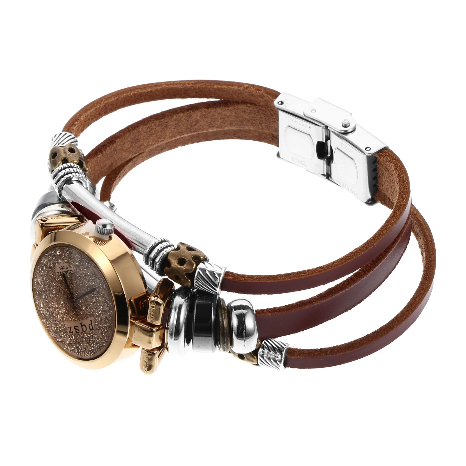 Quartz Watch Women Wristwatch Simple Fashionable Ladies Watch Elegant Bracelet Timepiece Durable Comfortable