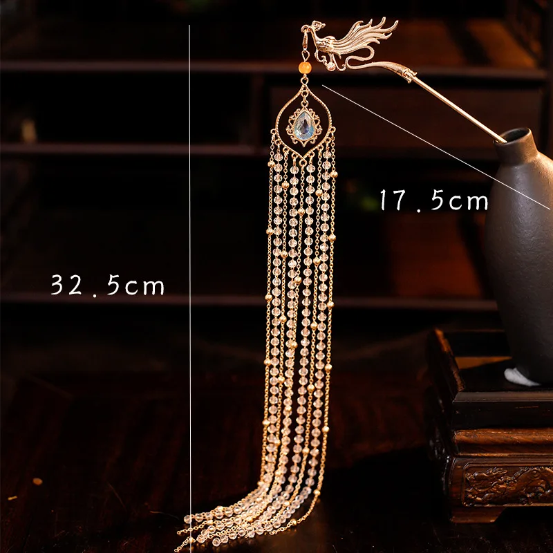 Hanfu Tassel Hairpin Versatile Retro Handmade Headwear Accessories for Women