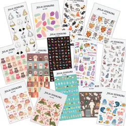 Cute Decorative stickers GEMS STATIONERY ICE CREAM ANIMALS Planner Notebook Journal Phone Diary Album Gift Decoration Stickers