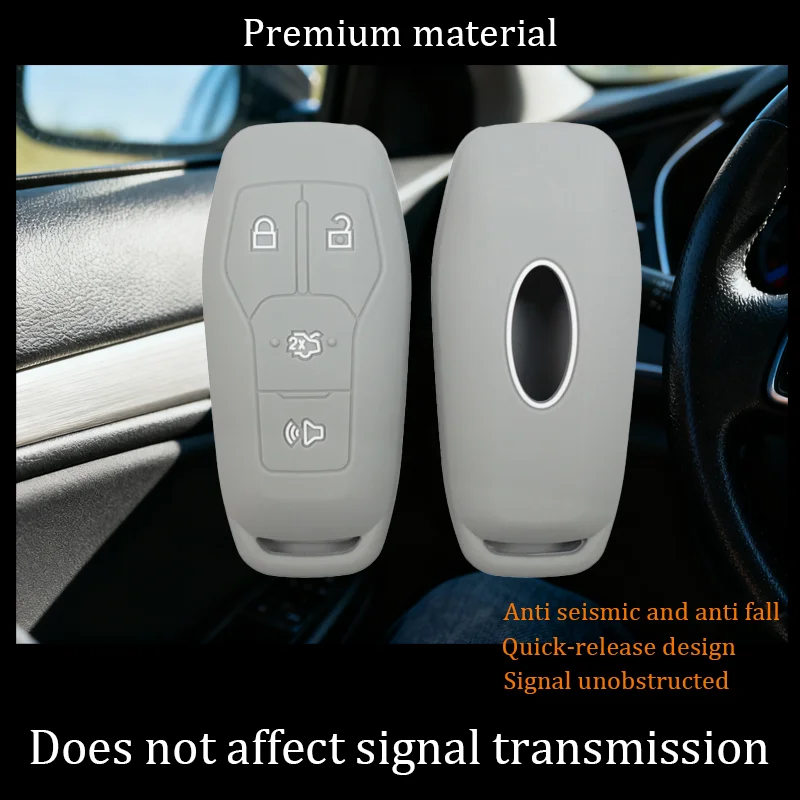 For Ford Escort silicone car key case bag cover intelligent four button, high cost performance, anti drop key cover sensitive