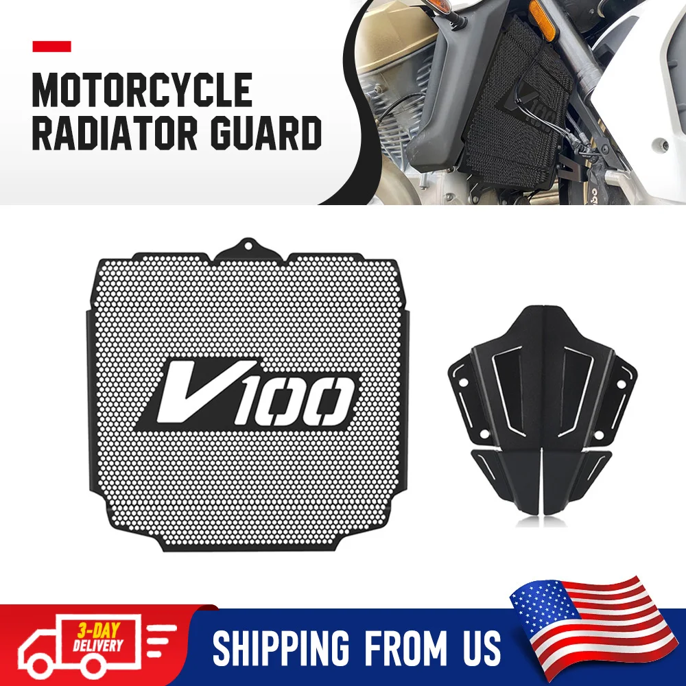

For Moto Guzzi V100 Mandello / Mandello Aviazione Navale / Mandello S 2022-2025 Radiator Cylinder Head Engine Guard Complete Set