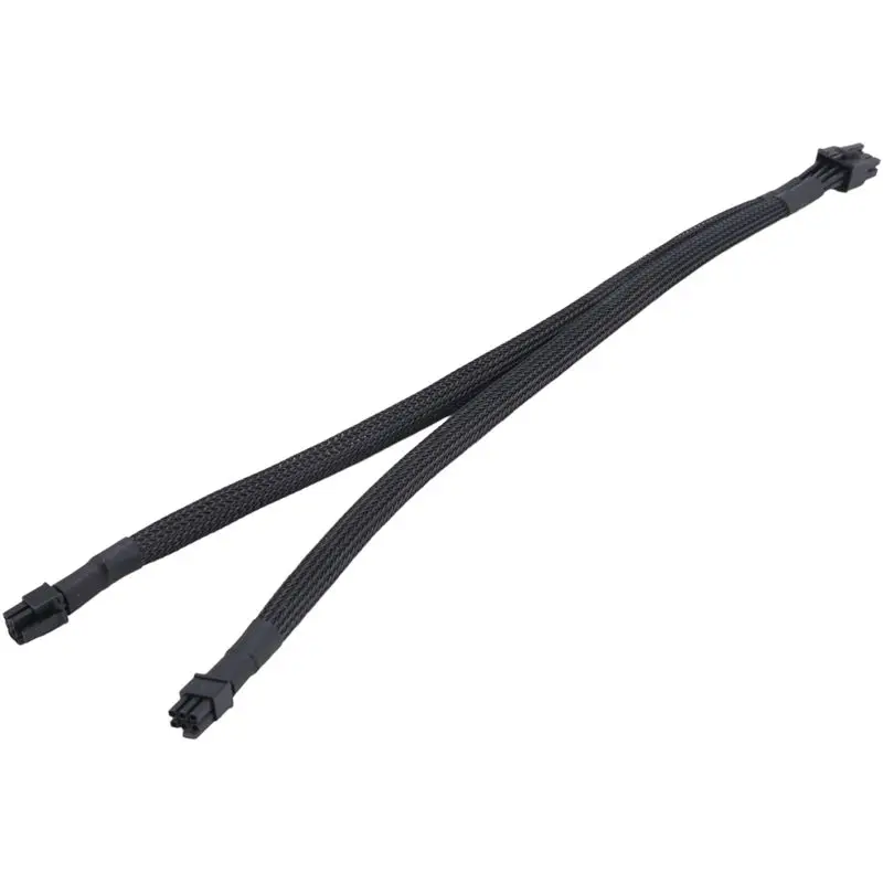 

ASMA-Dual Mini 6 Pin To 8 Pin PCI Express Video Card Power Adapter Sleeved Cable For Mac Pro Tower/Power Mac G5 15-Inches