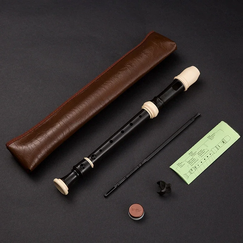 Eight-hole treble British 503B-E German 502B-G Student 8-hole recorder