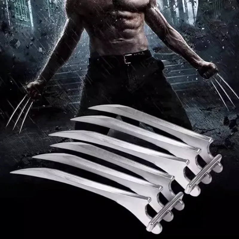 Sky02 هالوين الذئب الصبي مخلب كوس الدعامة ولفيرين الصبي معلقة علامة مخلب قلادة الدعامة Weapon88Li #