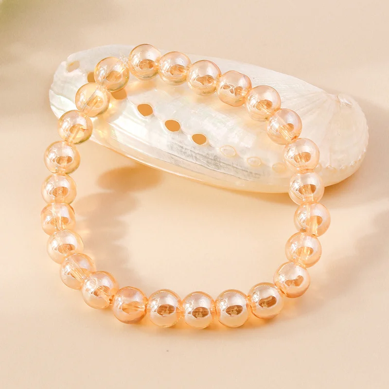Aihua Naturstein Rundperlen-Armband Kristall Reiki Heilenergie Stretch-Armband für Frauen Männer Yoga-Schmuck – Detail 10