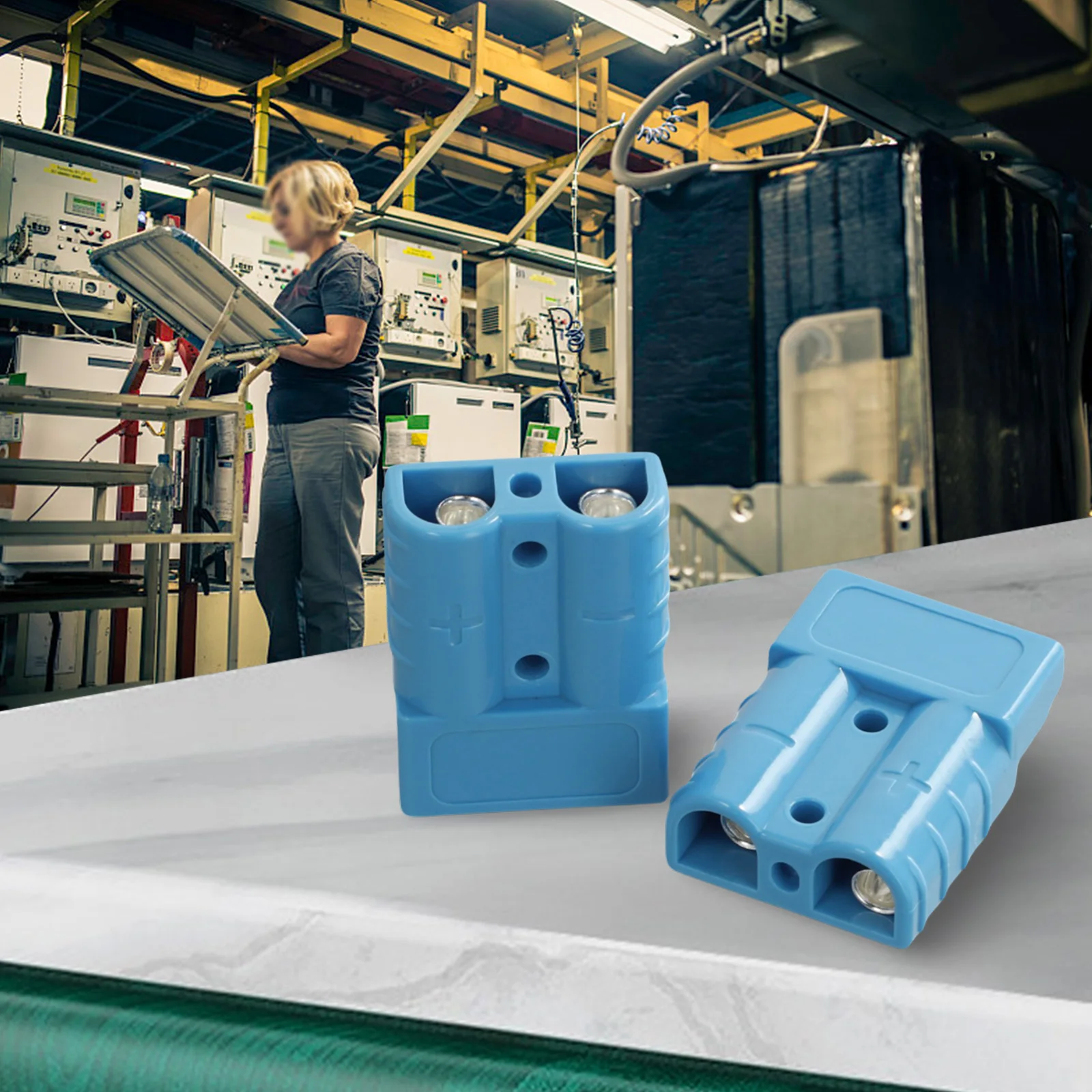 for impact Resistant Connectors for High Current Applications Set of 2 For Style Connectors 50 AMP 6AWG 1224V DC