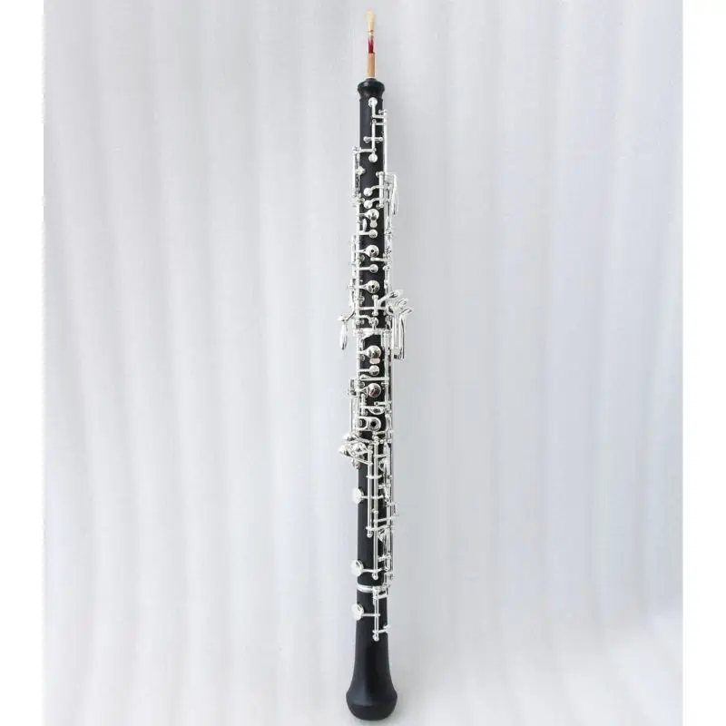 Composite Wood Silver Plated Keys Oboe C Tone Semi-automatic Cheap Oboes With Reeds