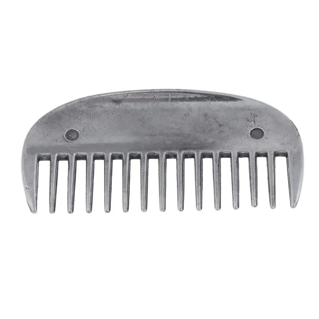 Stainless Steel Equestrian Curry Comb Horse Grooming Brush Equine Equipment Men Women Horse Riding