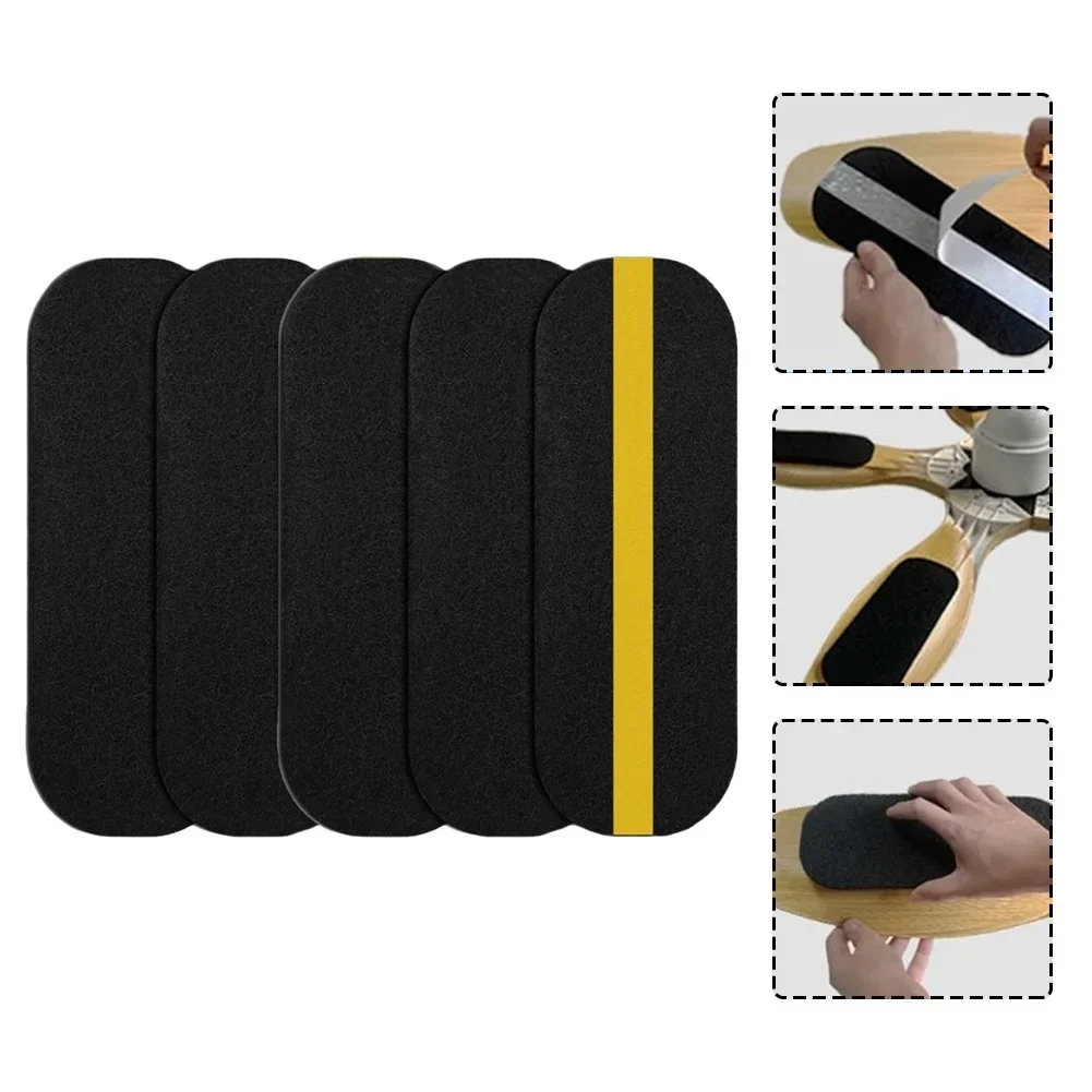 5-Pack Set Ceiling Fan Blades Air Filters Purifiers Tool With Activated Charcoal