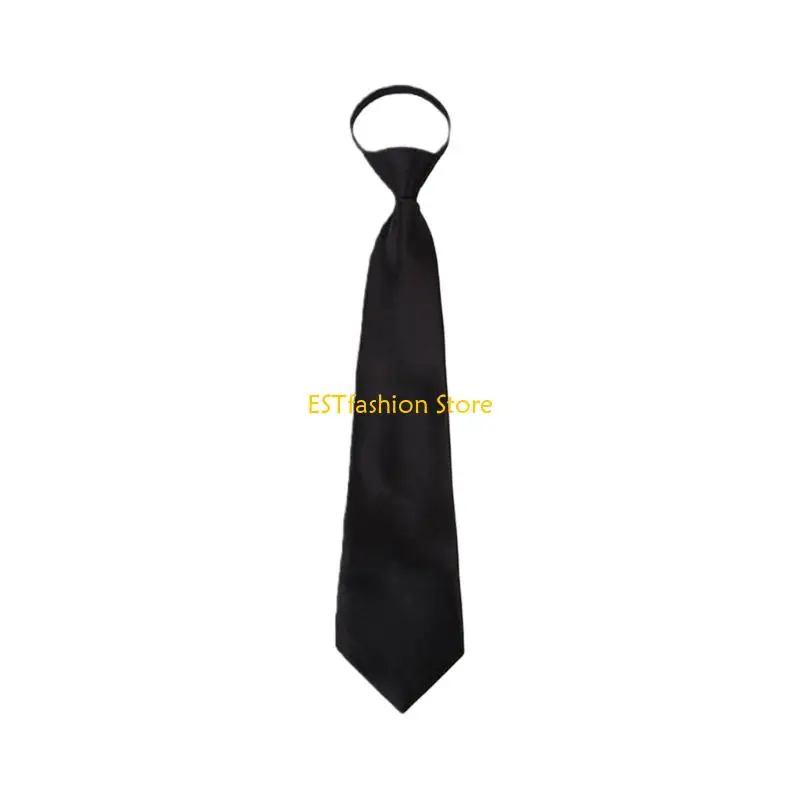Y5GC Stylish Nonslip Necktie Polyester Silk Versatiles Necktie Business Casual Mens Modern Necktie Solution